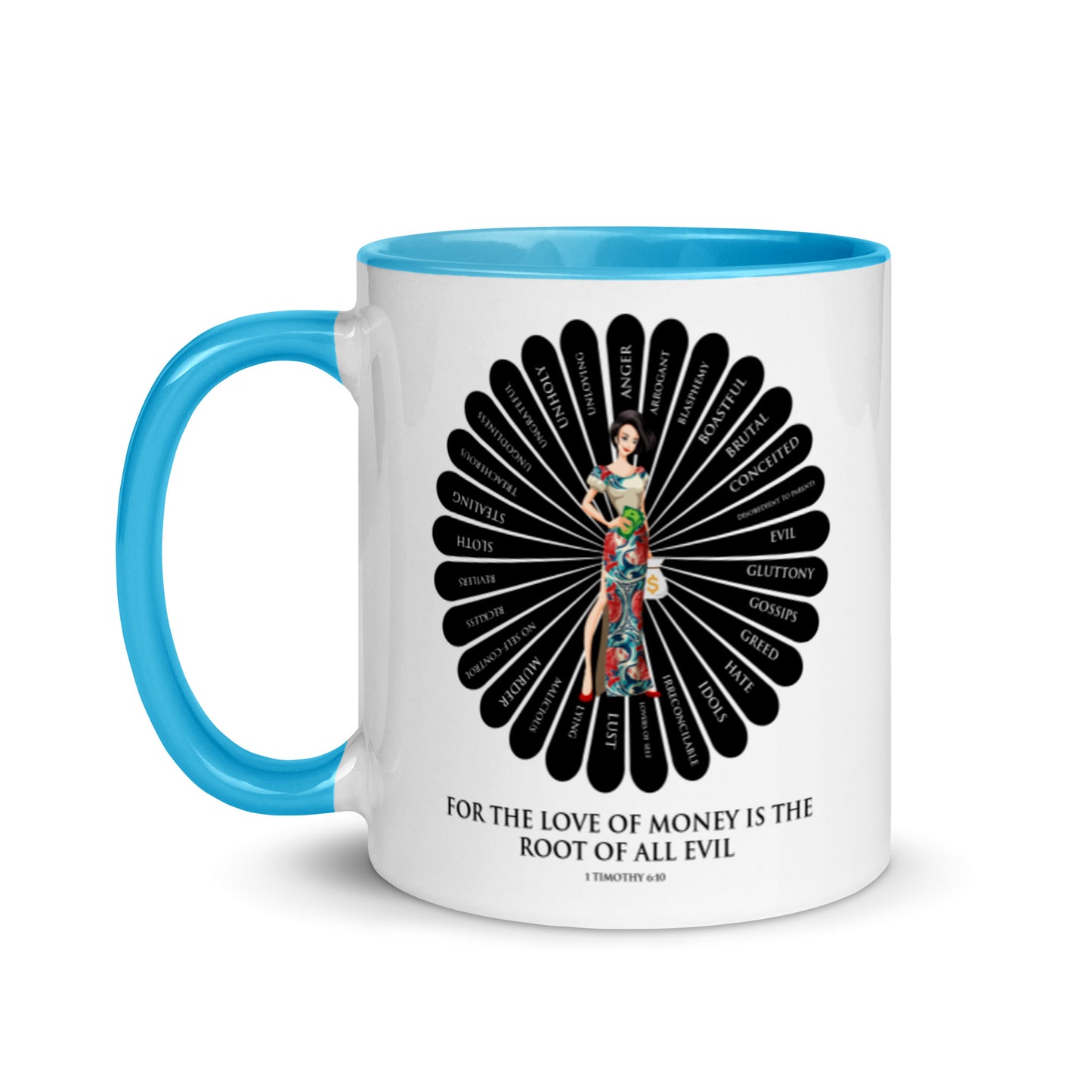 For the Love of Money Mug with Color Inside