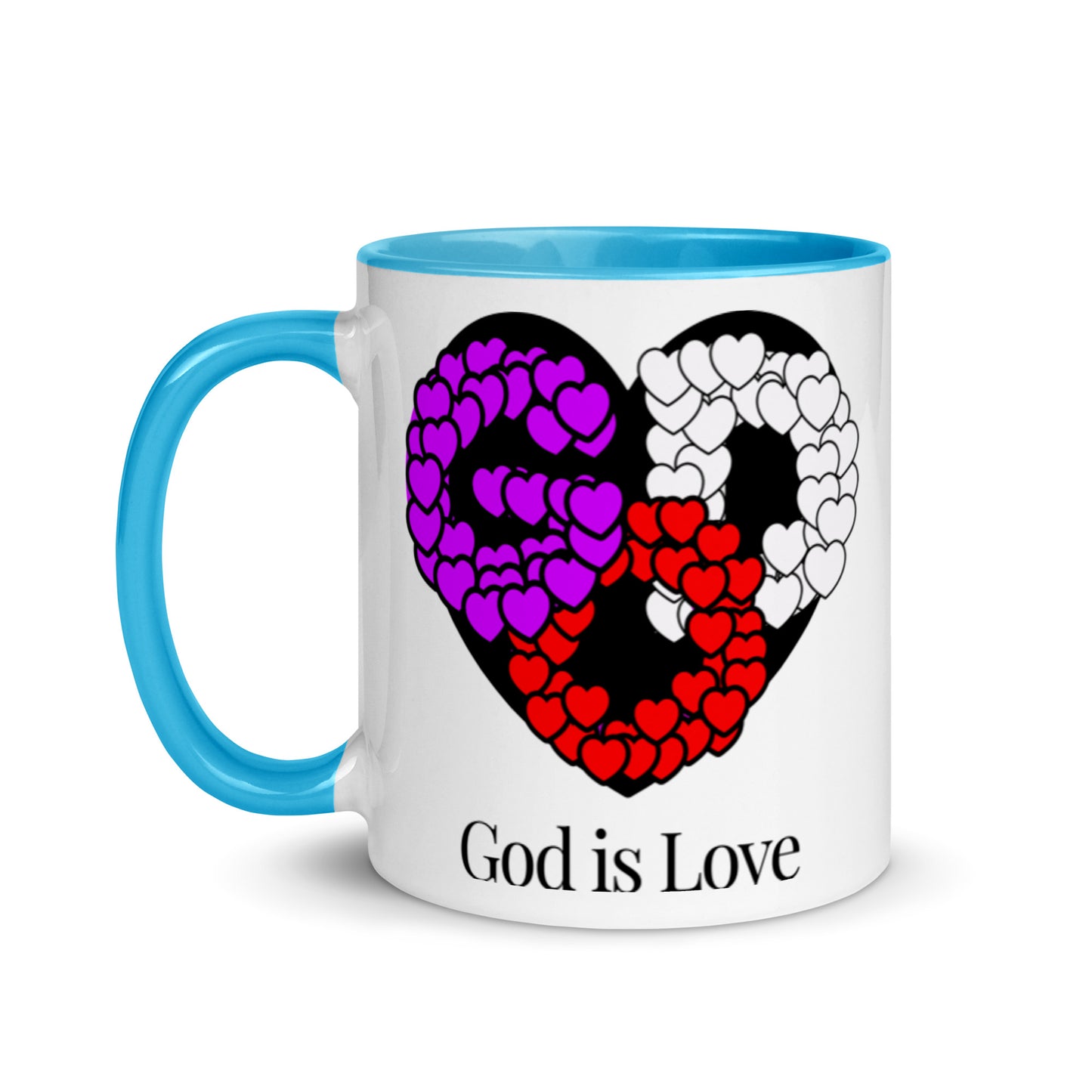 God is Love Mug with Color Inside