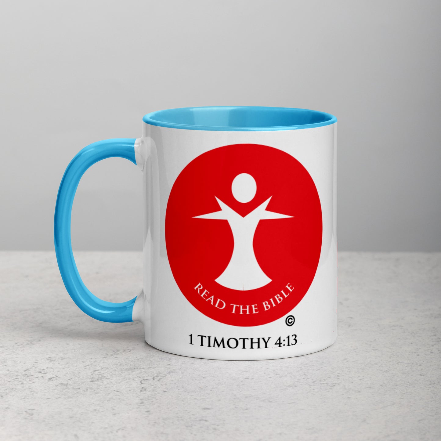 Read the Bible Mug with Color Inside