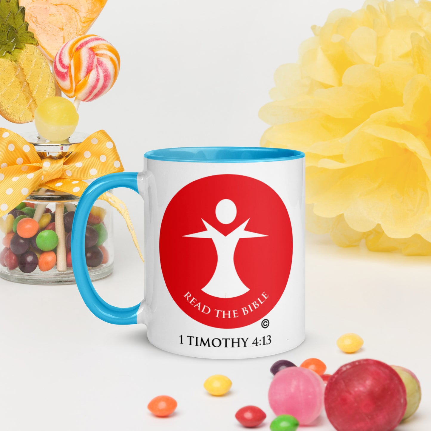 Read the Bible Mug with Color Inside