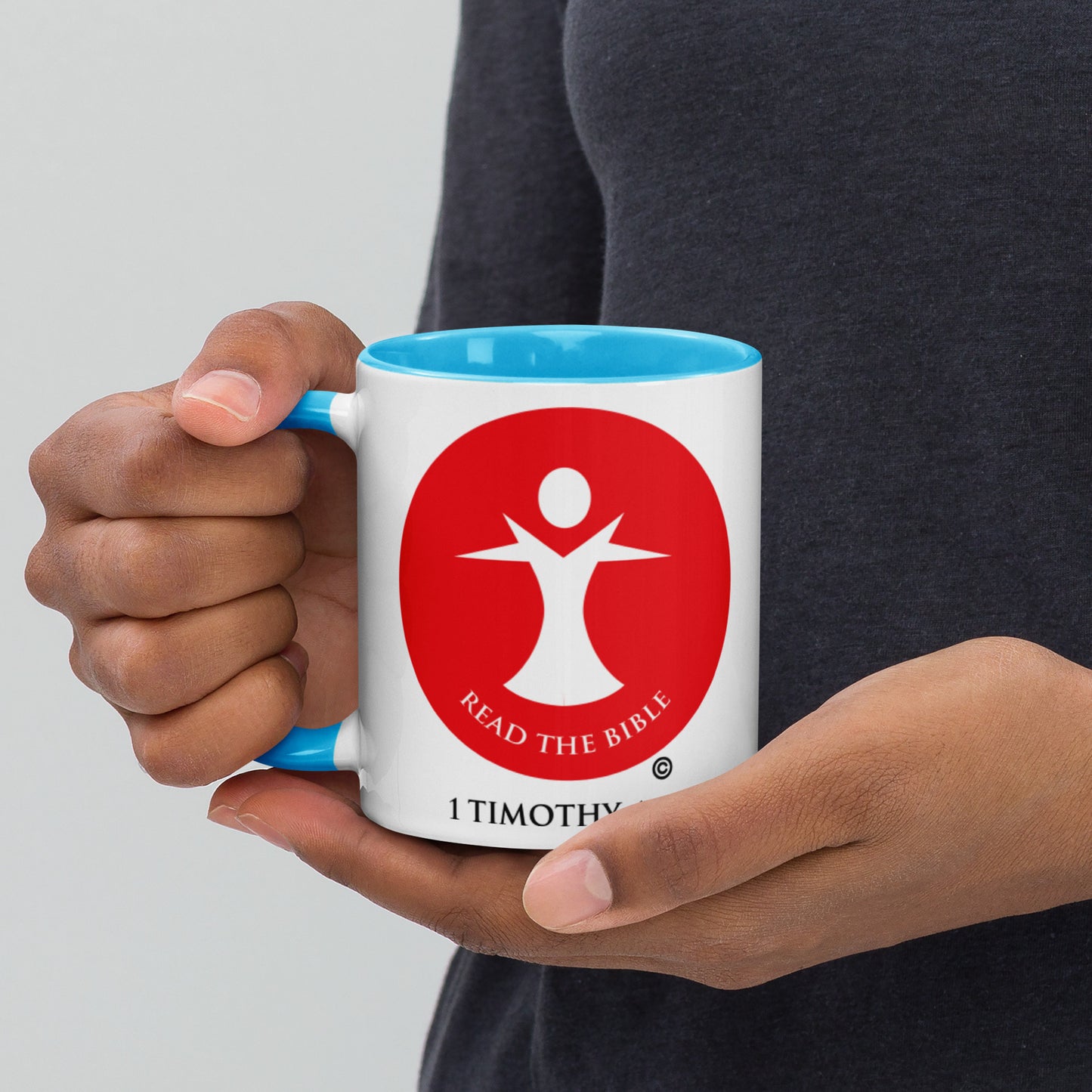 Read the Bible Mug with Color Inside