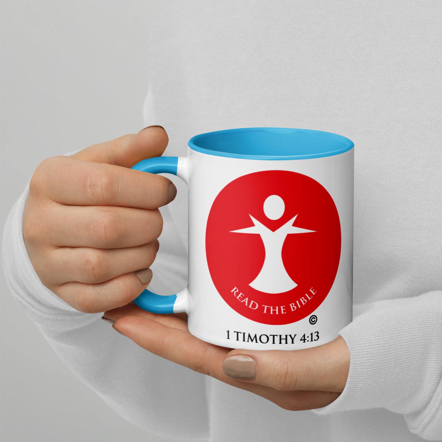 Read the Bible Mug with Color Inside