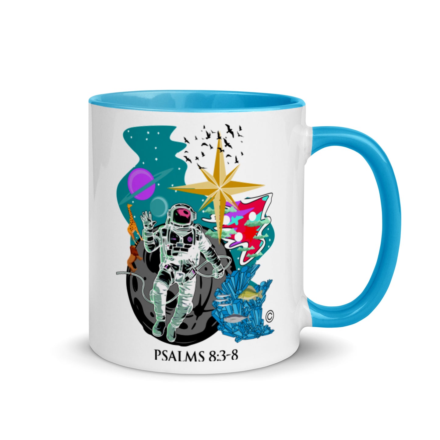 God's Creation Mug with Color Inside