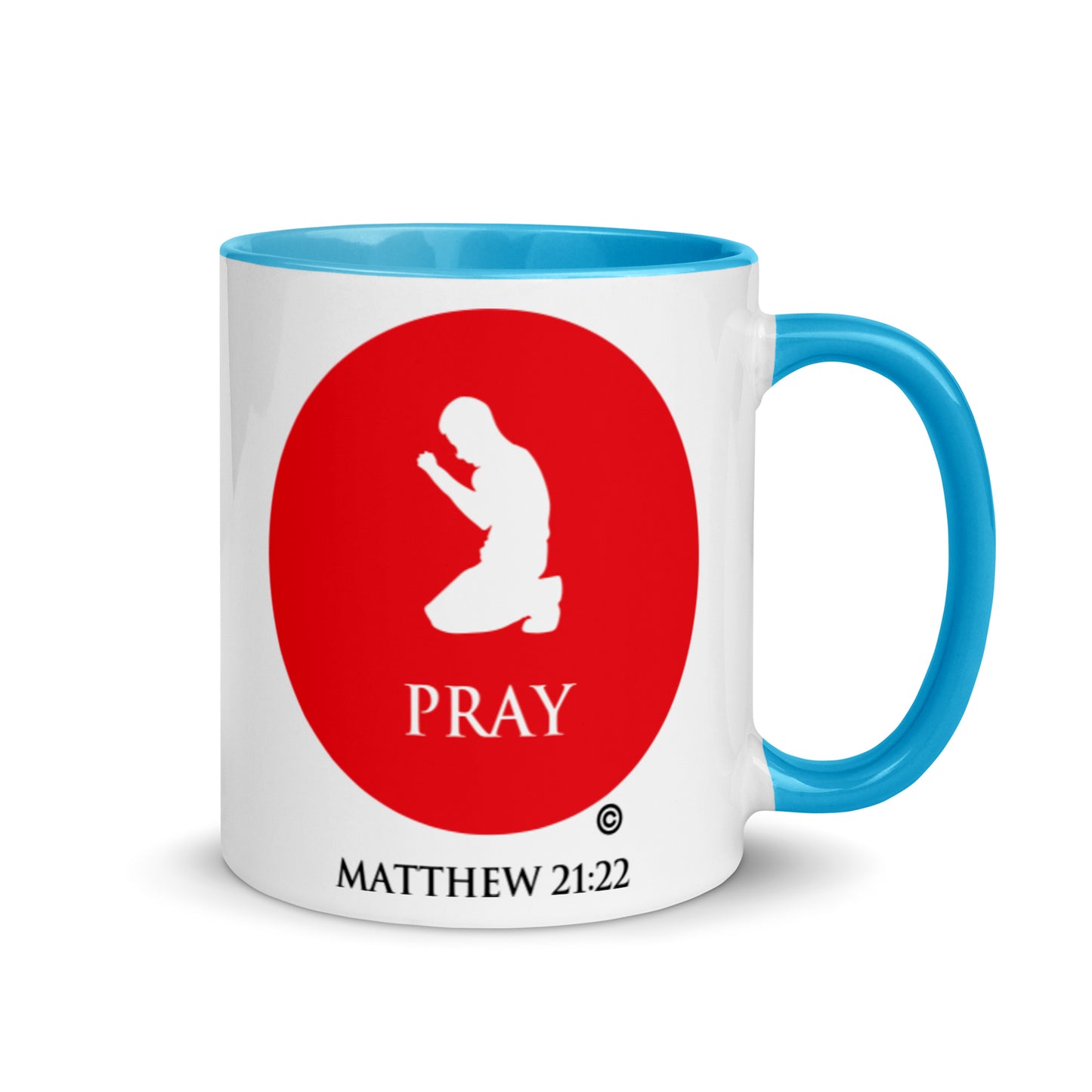 Pray Mug with Color Inside