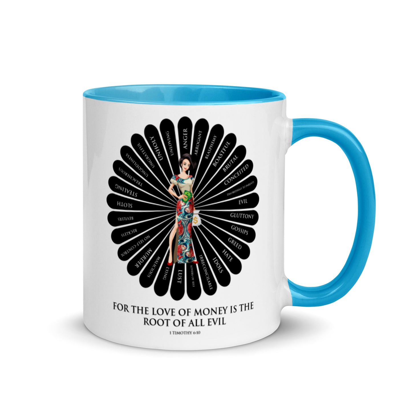 For the Love of Money Mug with Color Inside