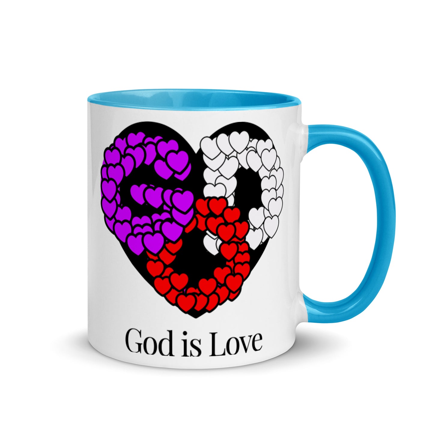 God is Love Mug with Color Inside