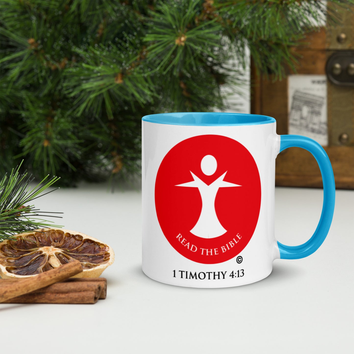 Read the Bible Mug with Color Inside