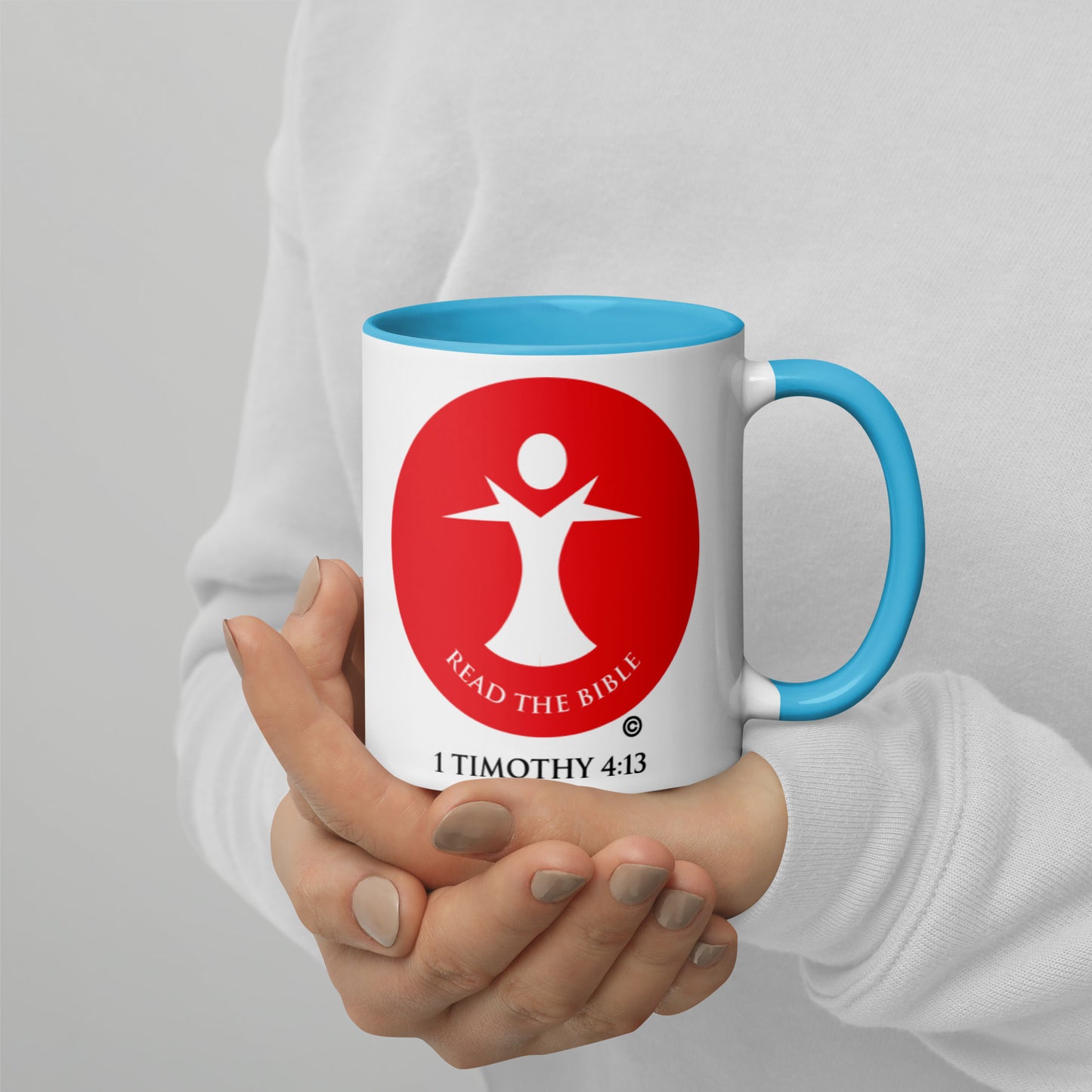Read the Bible Mug with Color Inside