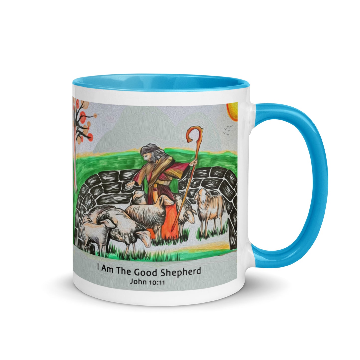 Good Shepherd Mug with Color Inside