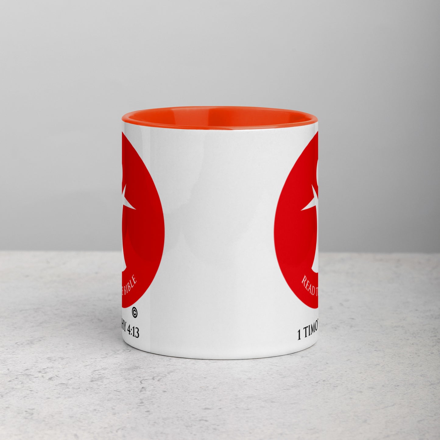 Read the Bible Mug with Color Inside