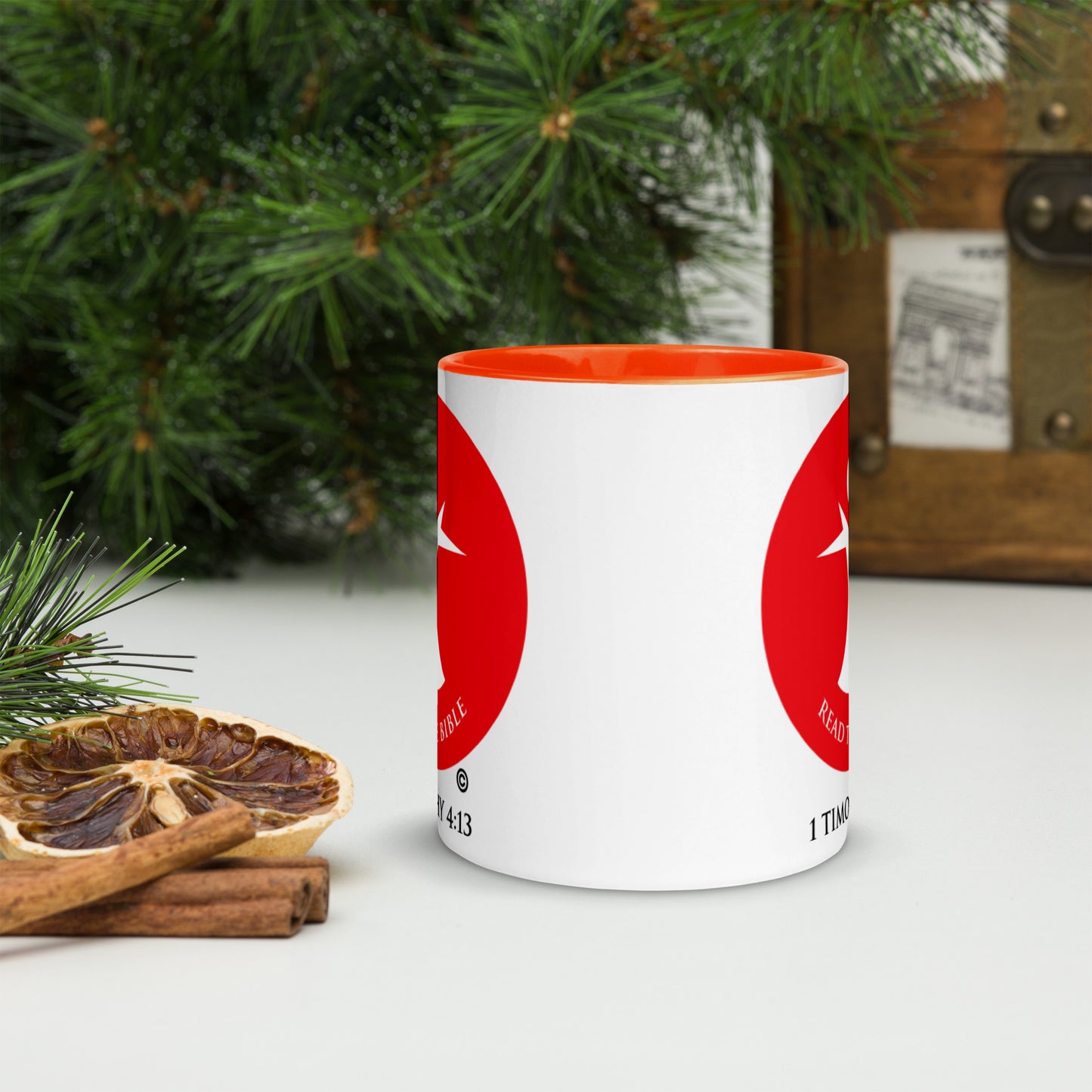 Read the Bible Mug with Color Inside