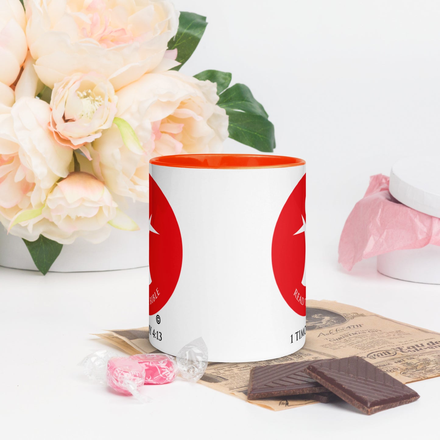 Read the Bible Mug with Color Inside