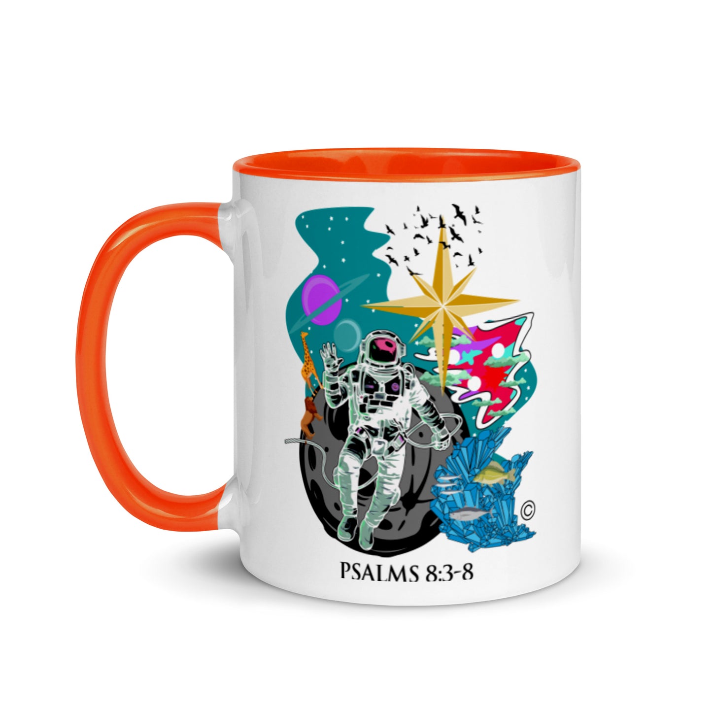 God's Creation Mug with Color Inside