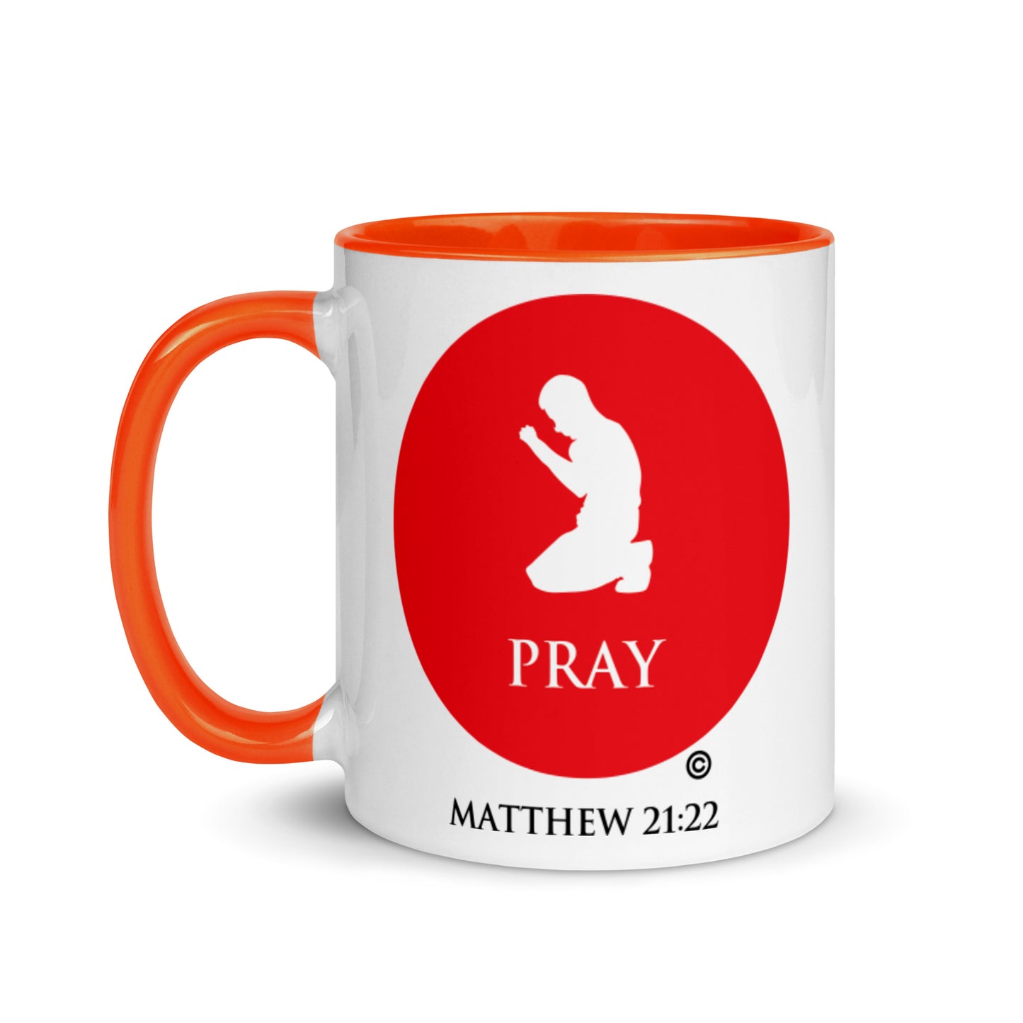 Pray Mug with Color Inside