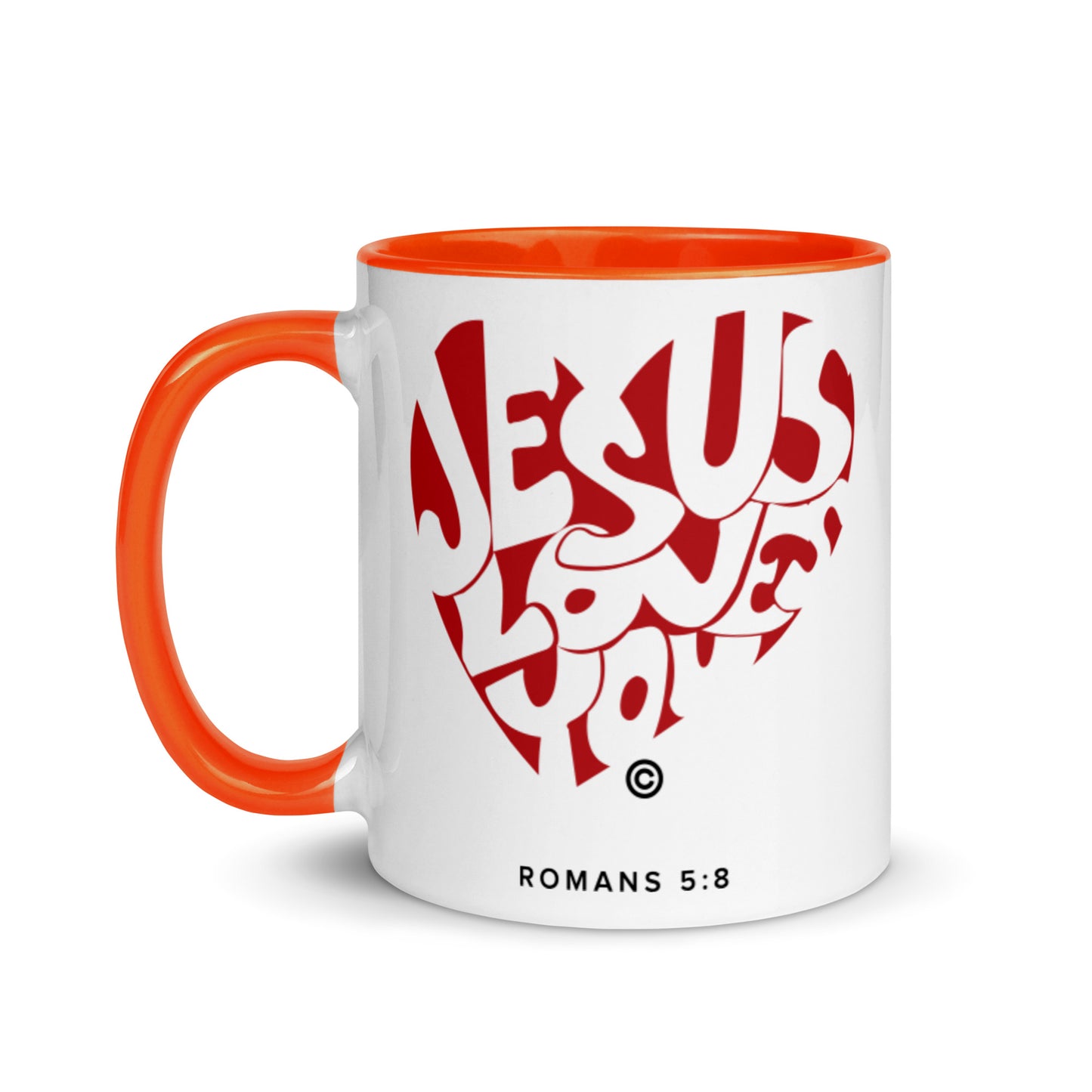 Jesus Loves You Mug with Color Inside