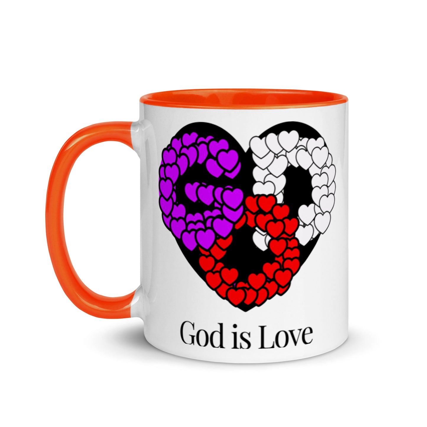 God is Love Mug with Color Inside