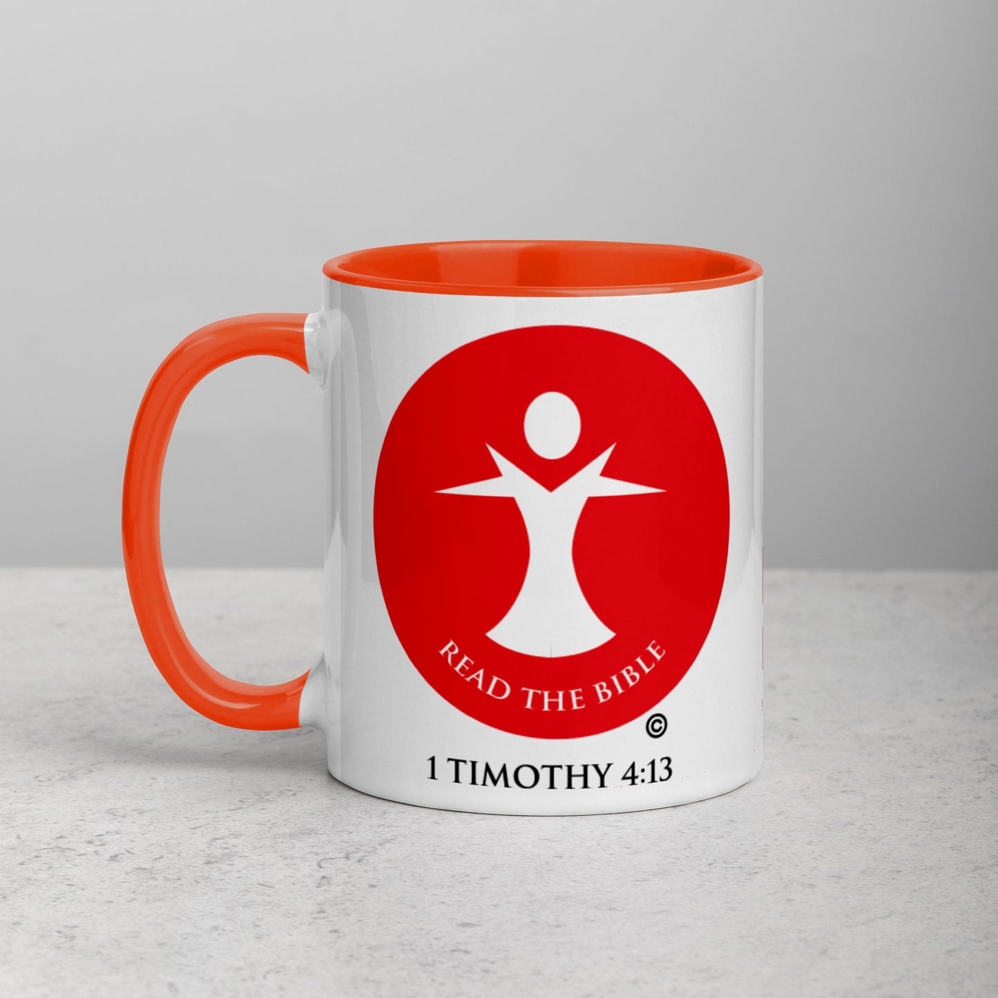 Read the Bible Mug with Color Inside