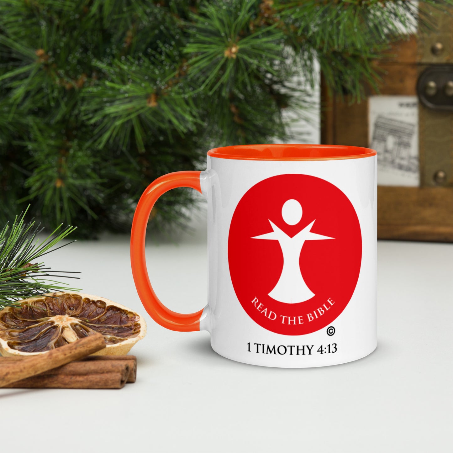 Read the Bible Mug with Color Inside