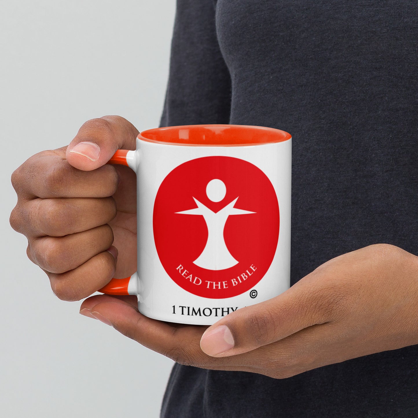 Read the Bible Mug with Color Inside