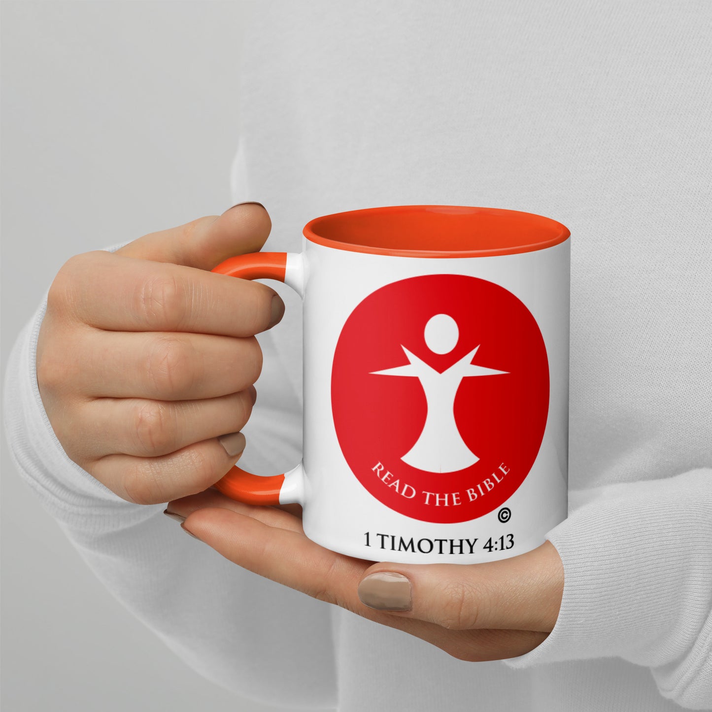 Read the Bible Mug with Color Inside