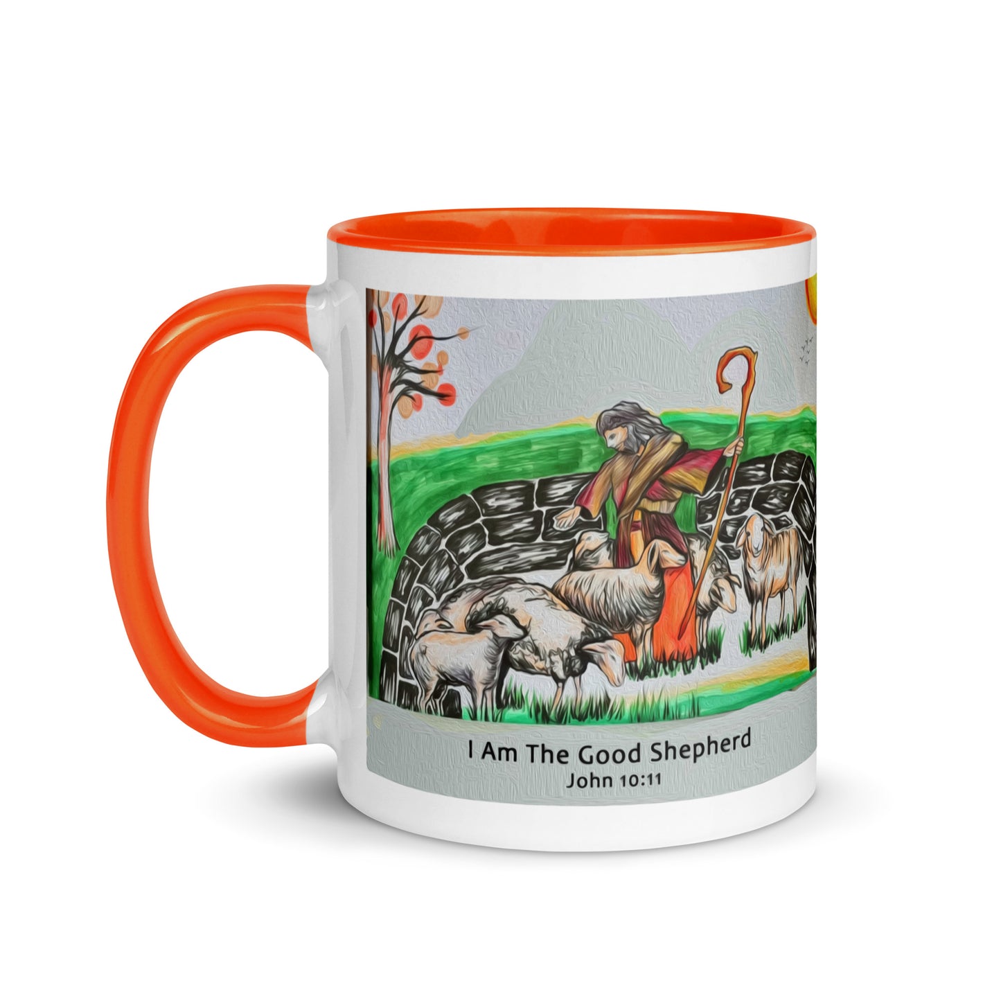 Good Shepherd Mug with Color Inside