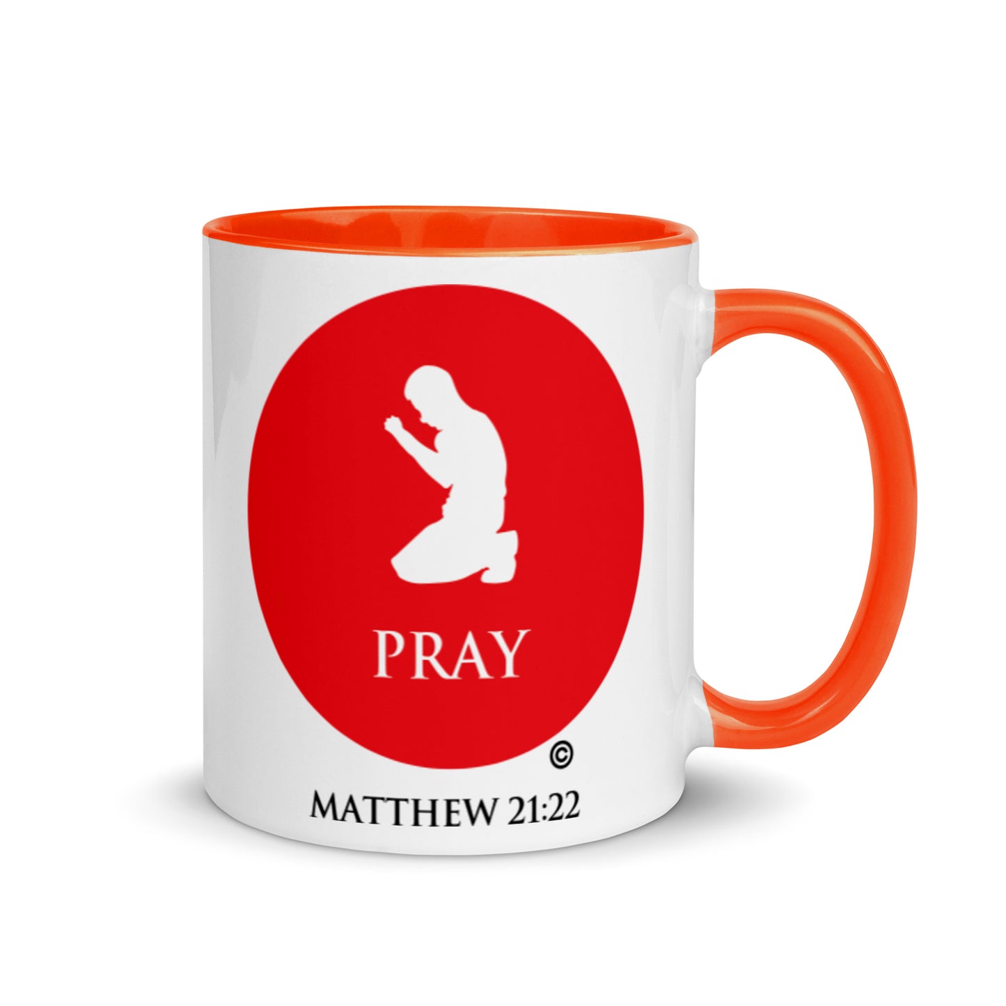 Pray Mug with Color Inside