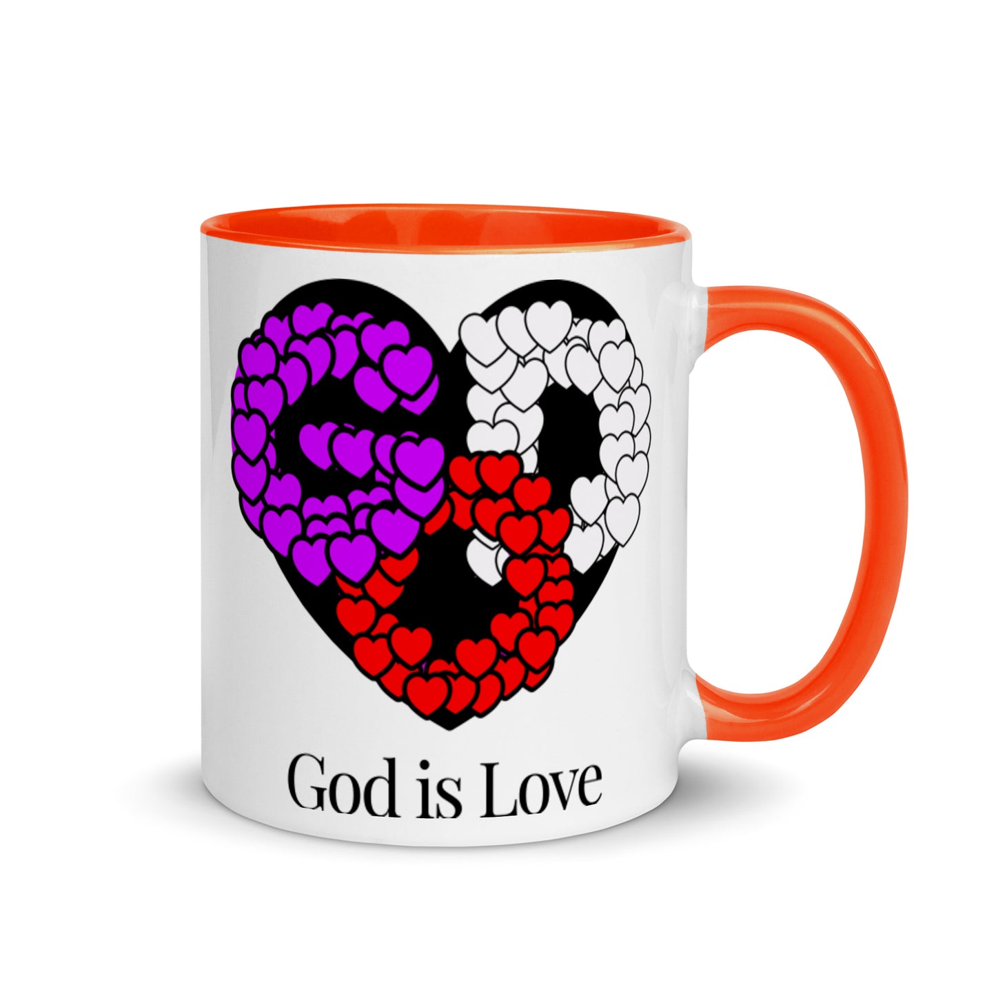 God is Love Mug with Color Inside