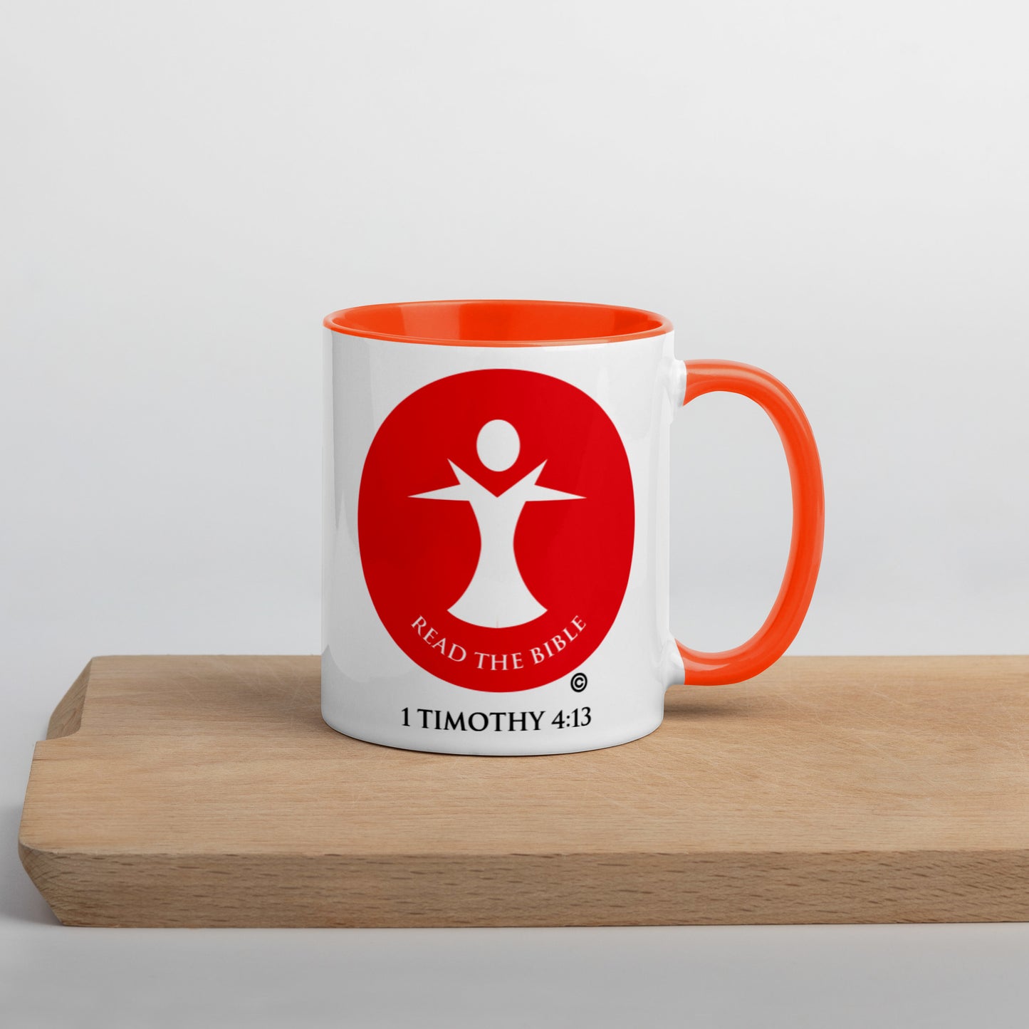 Read the Bible Mug with Color Inside
