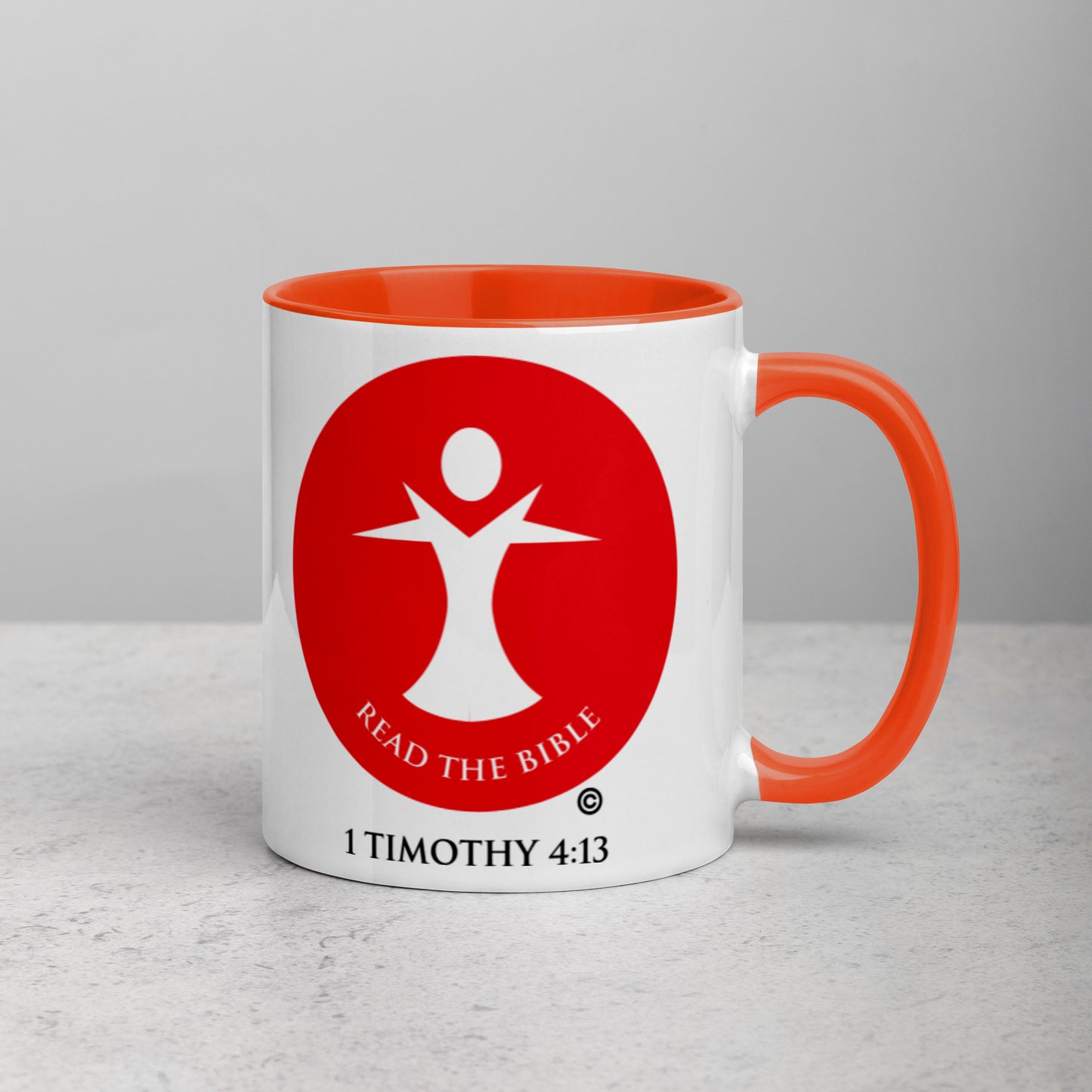 Read the Bible Mug with Color Inside