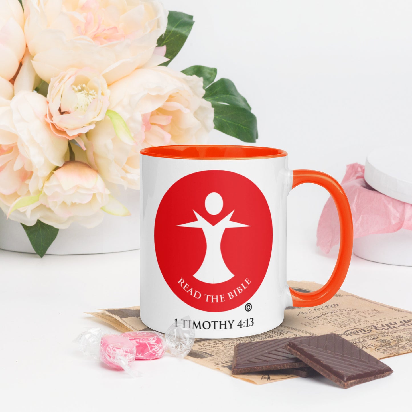 Read the Bible Mug with Color Inside