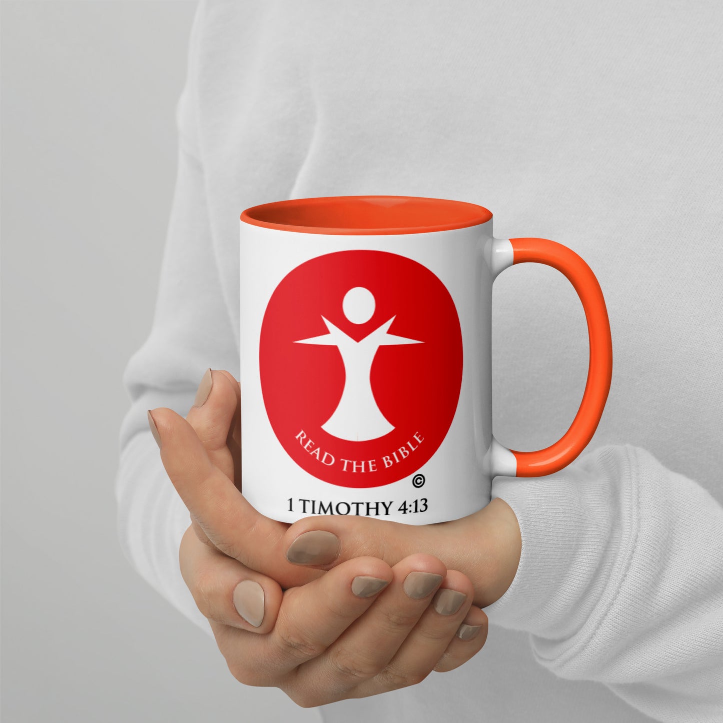 Read the Bible Mug with Color Inside