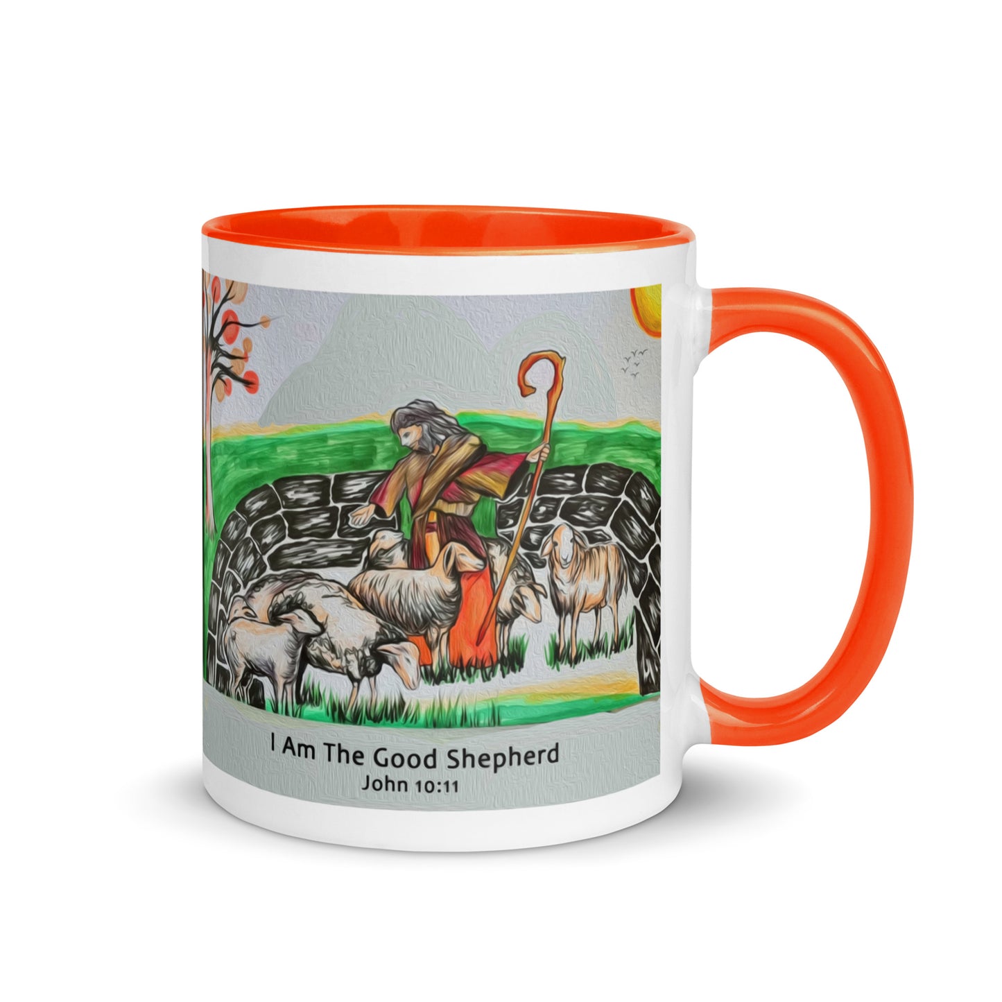 Good Shepherd Mug with Color Inside