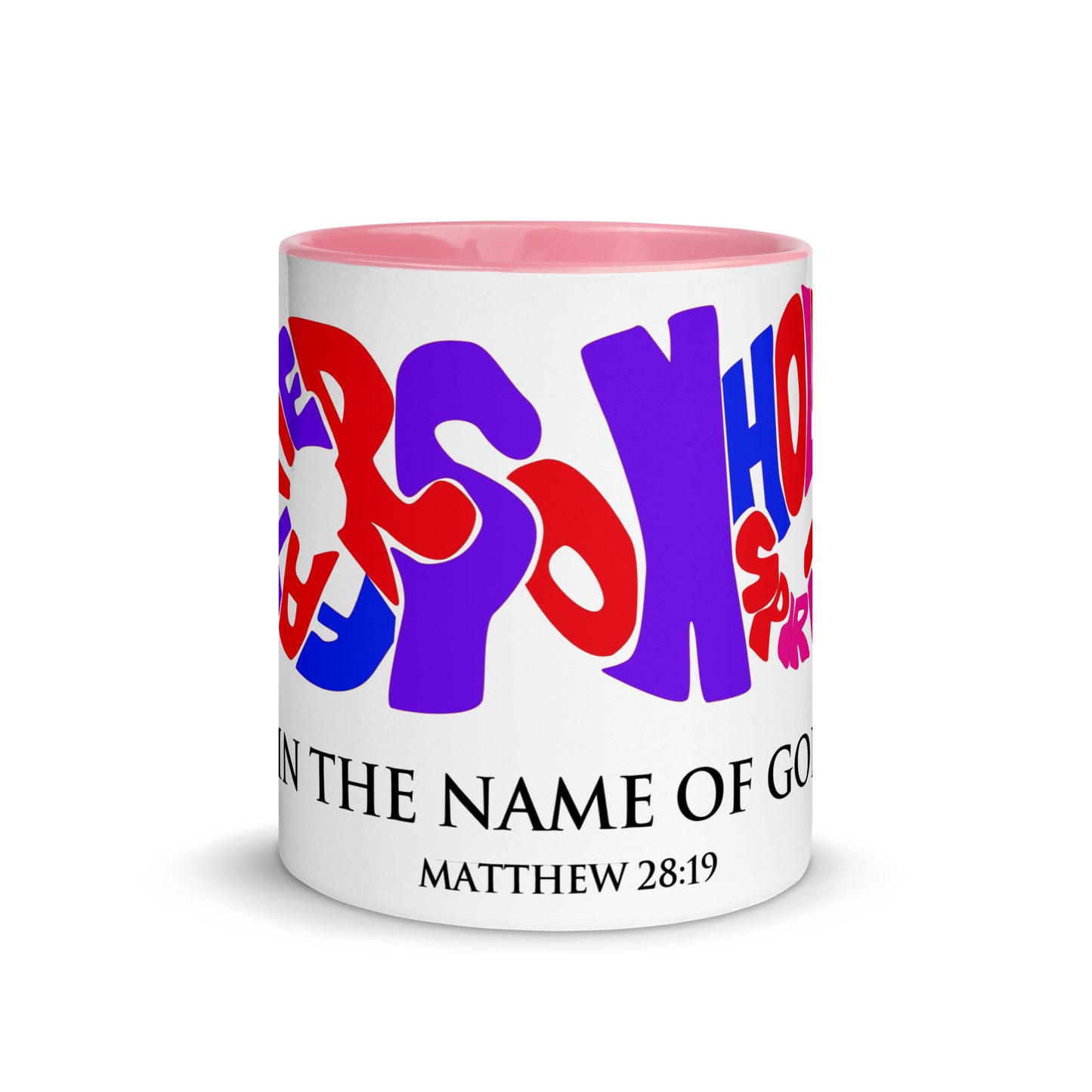In the Name of God Mug with Color Inside