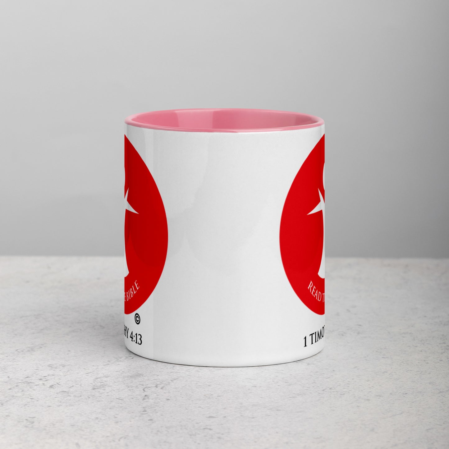 Read the Bible Mug with Color Inside