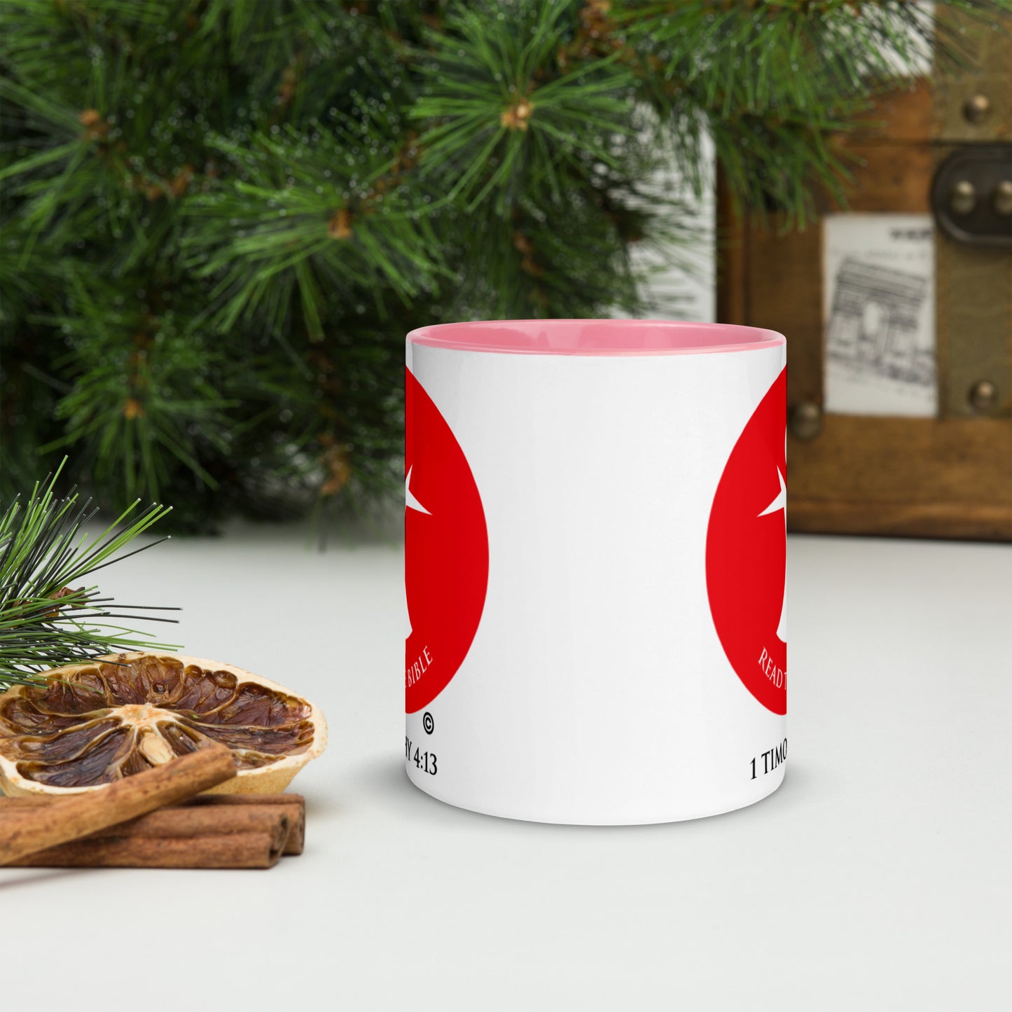 Read the Bible Mug with Color Inside