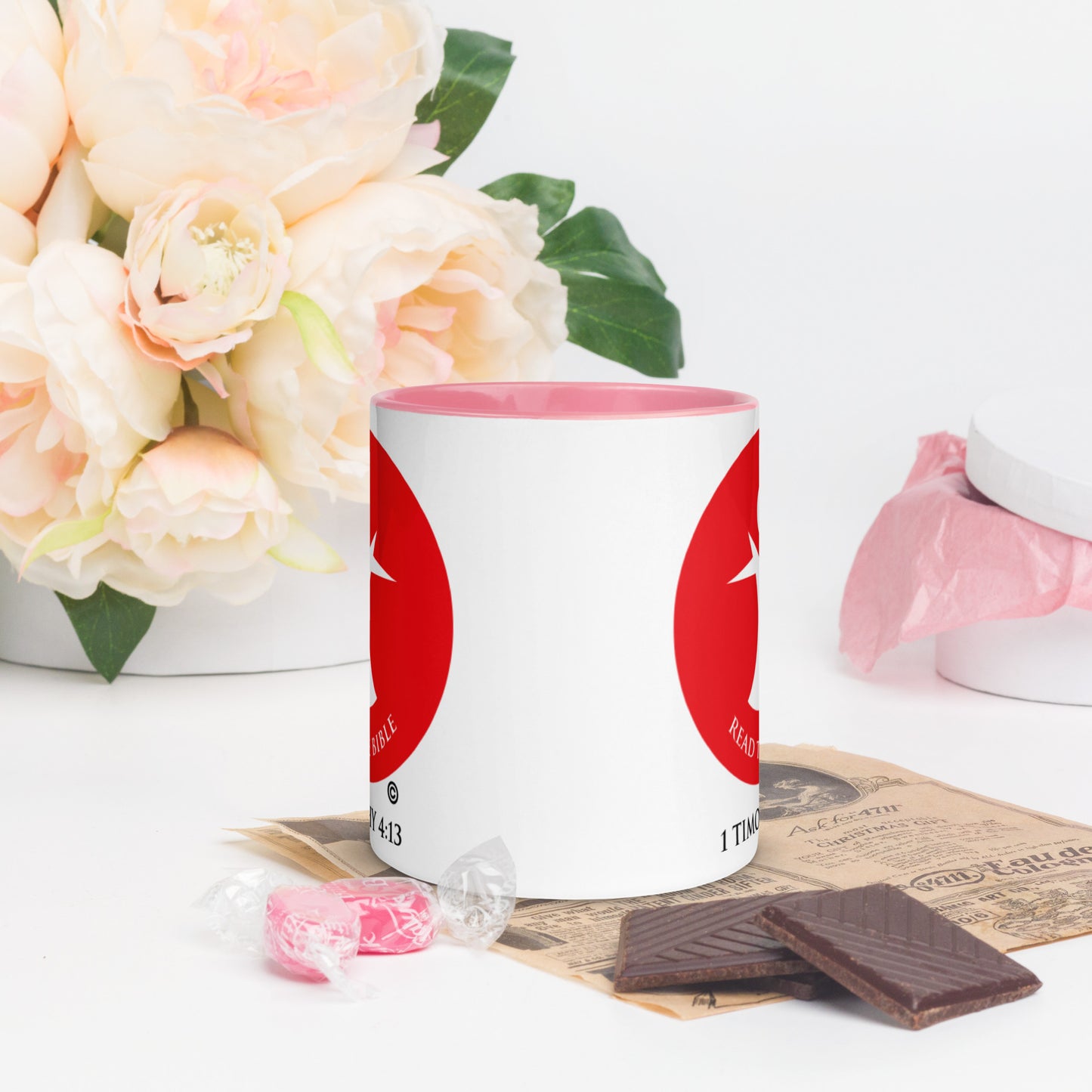 Read the Bible Mug with Color Inside
