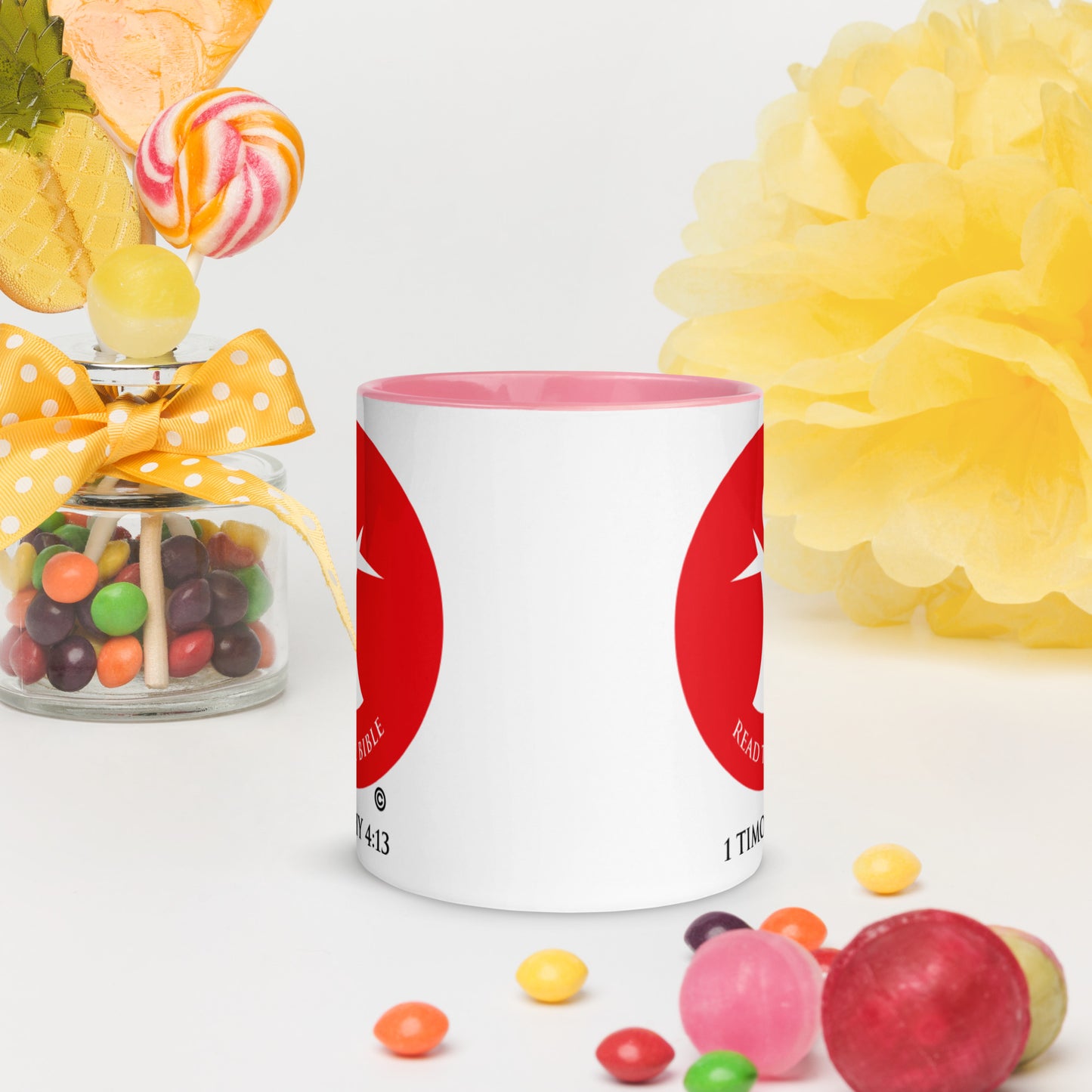 Read the Bible Mug with Color Inside