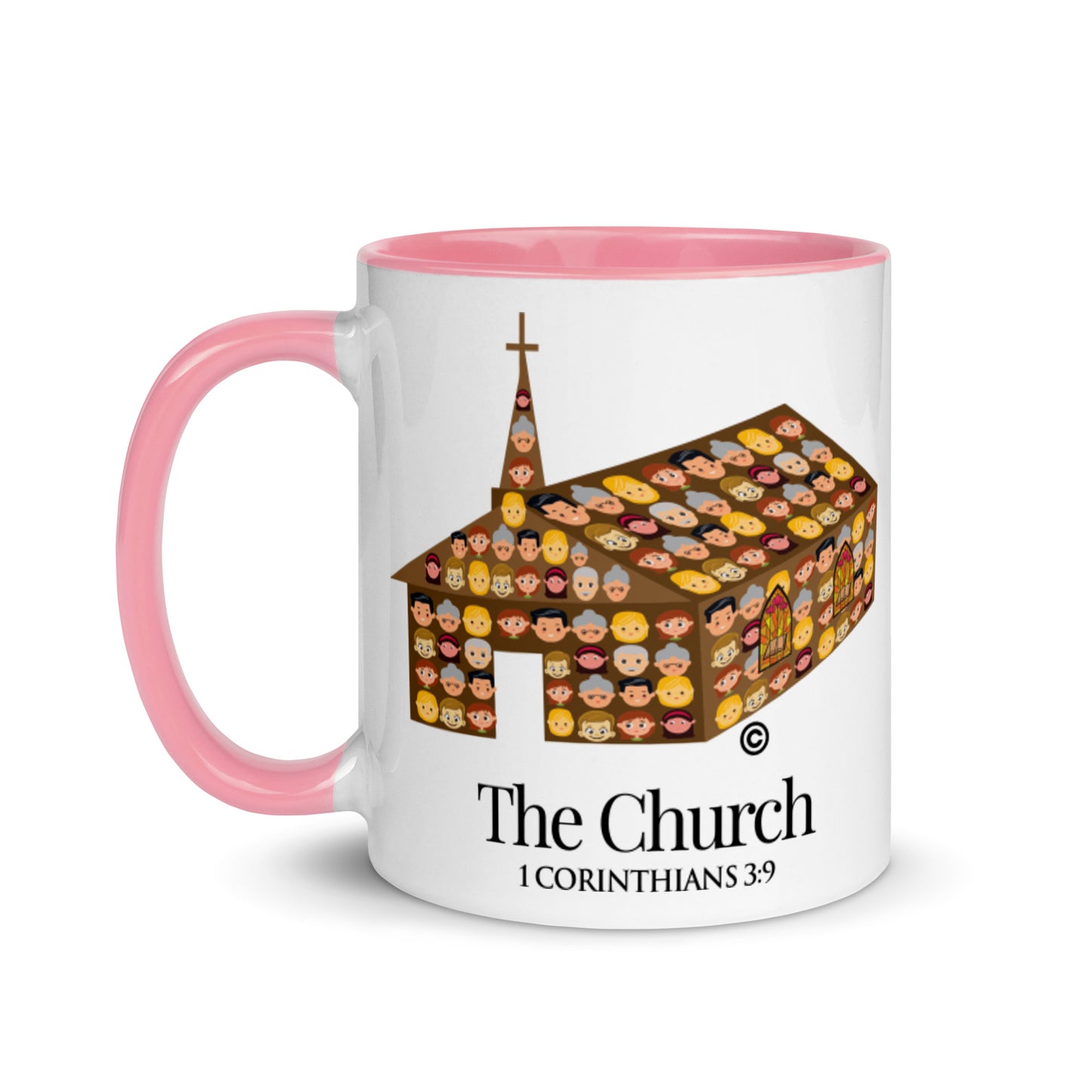 The Church Mug with Color Inside