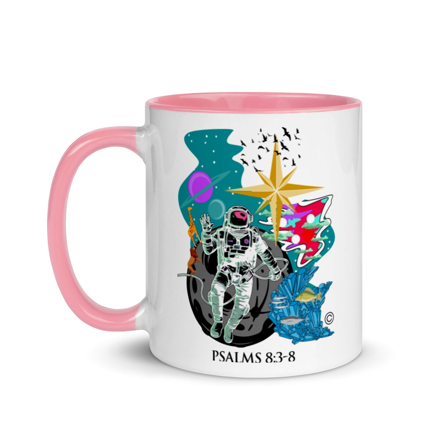 God's Creation Mug with Color Inside