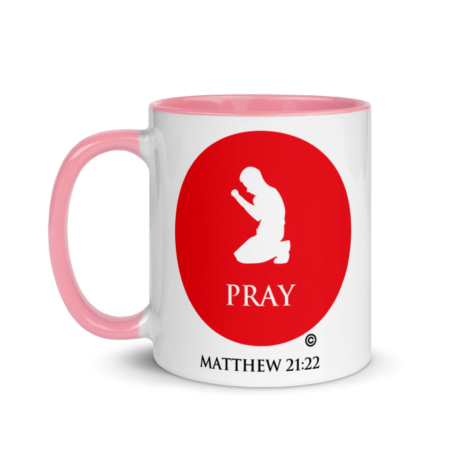 Pray Mug with Color Inside