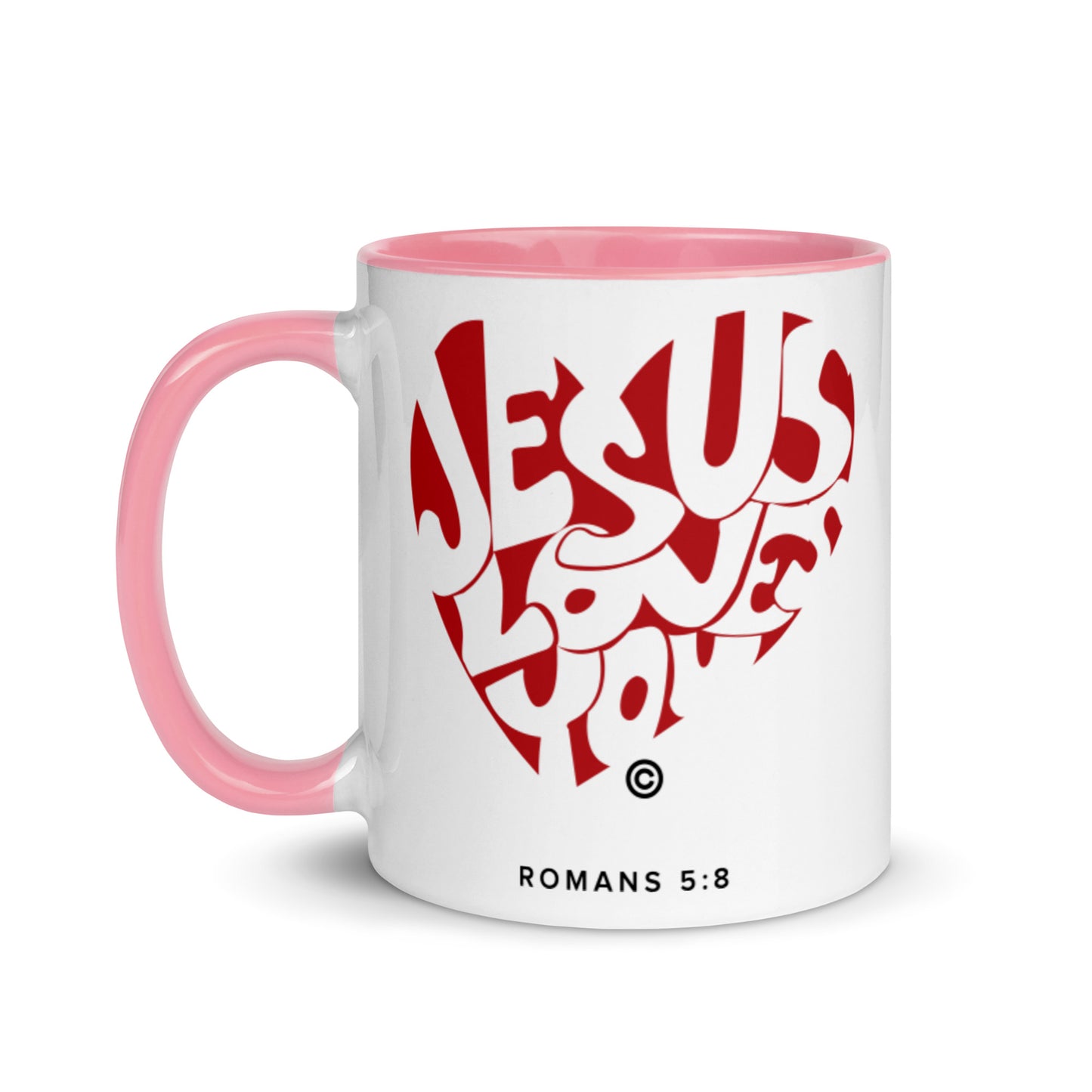 Jesus Loves You Mug with Color Inside