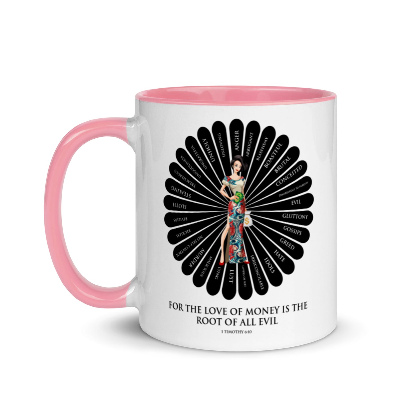 For the Love of Money Mug with Color Inside