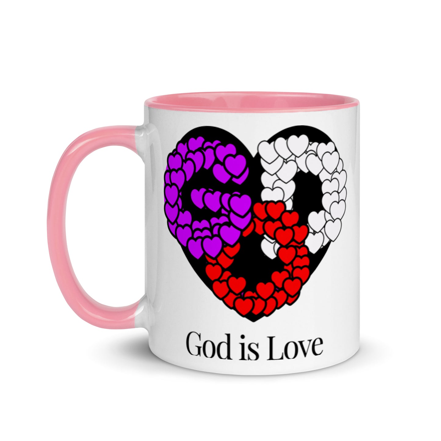 God is Love Mug with Color Inside