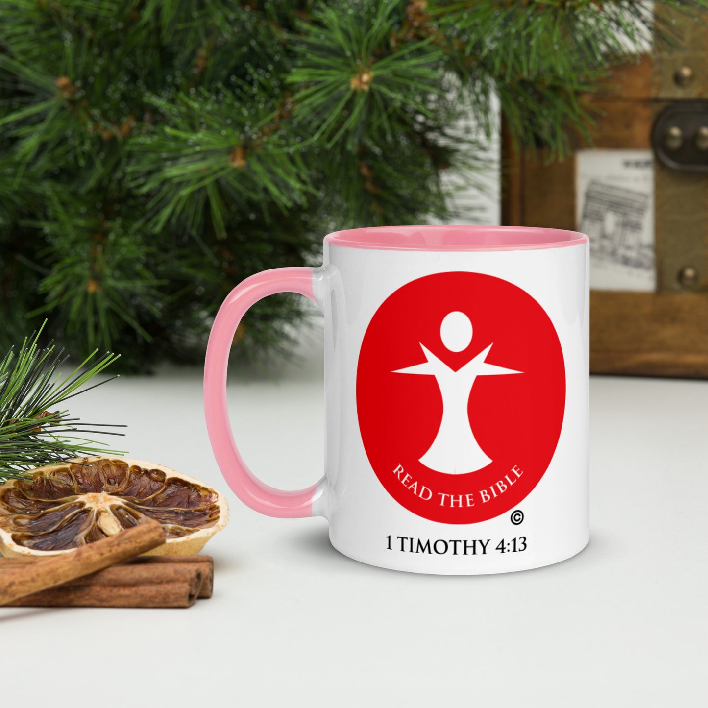 Read the Bible Mug with Color Inside