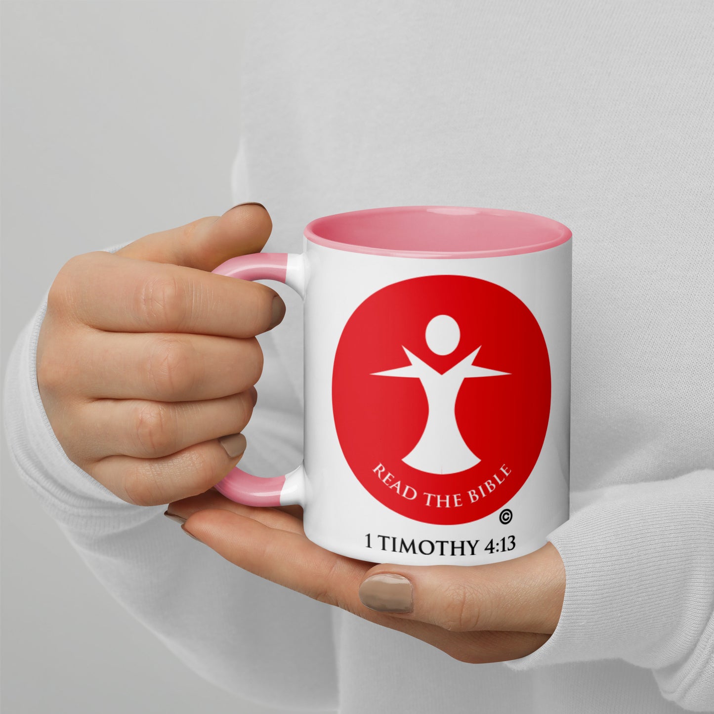 Read the Bible Mug with Color Inside