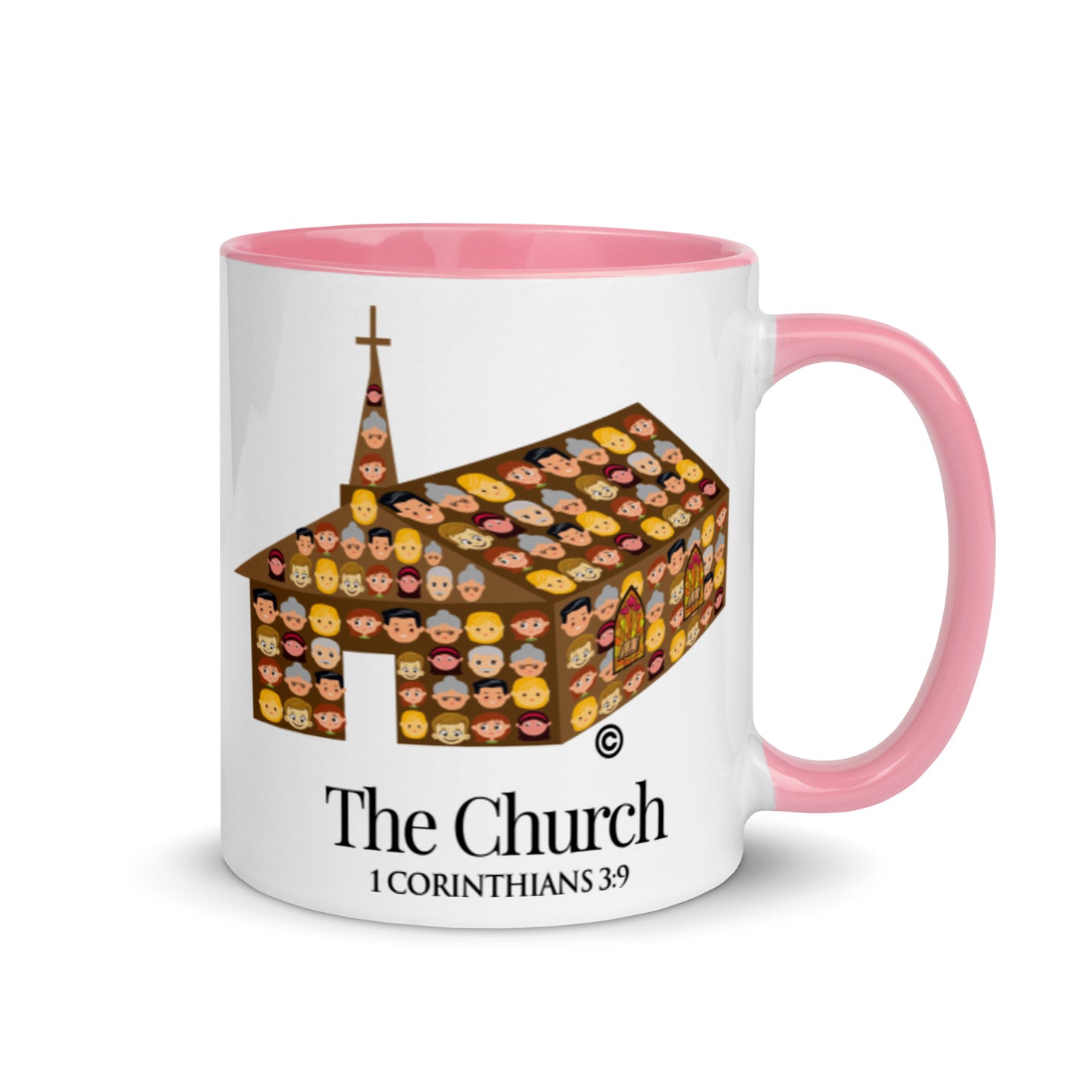 The Church Mug with Color Inside