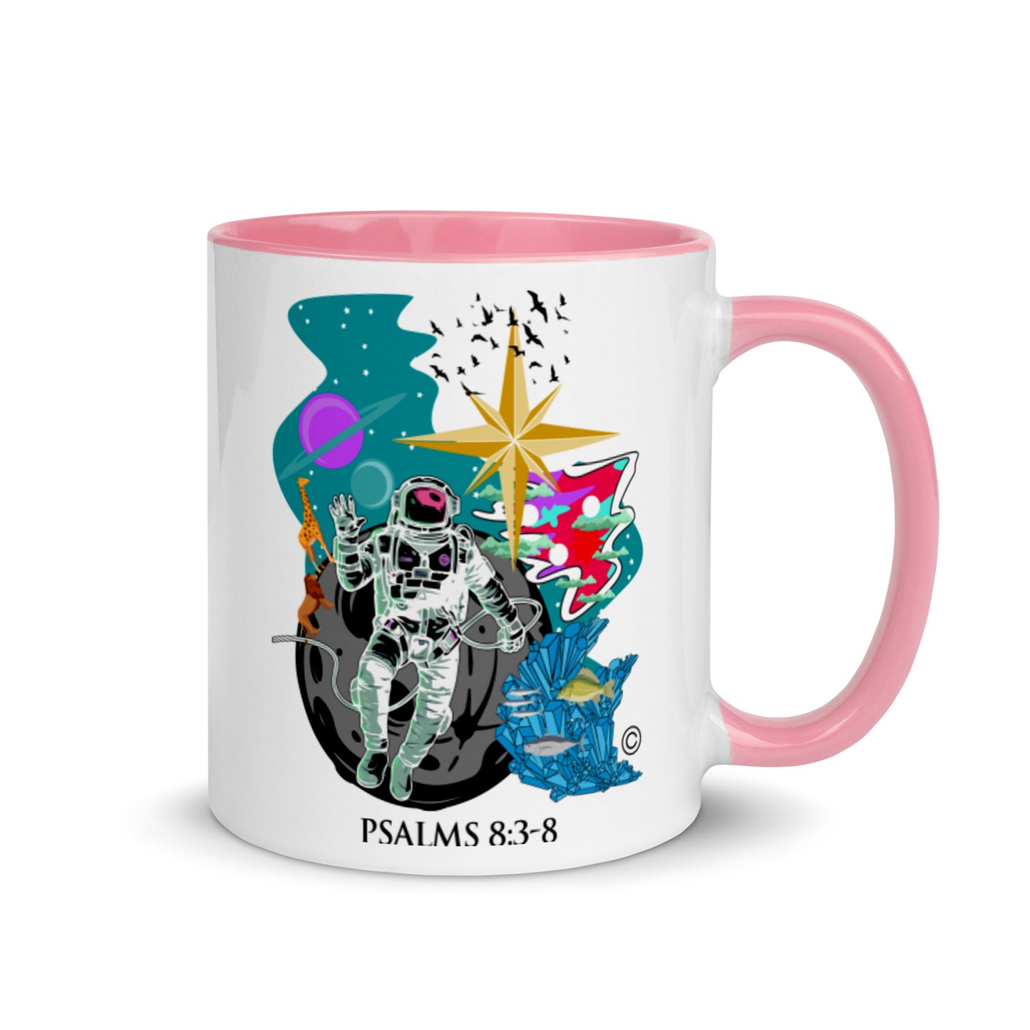 God's Creation Mug with Color Inside