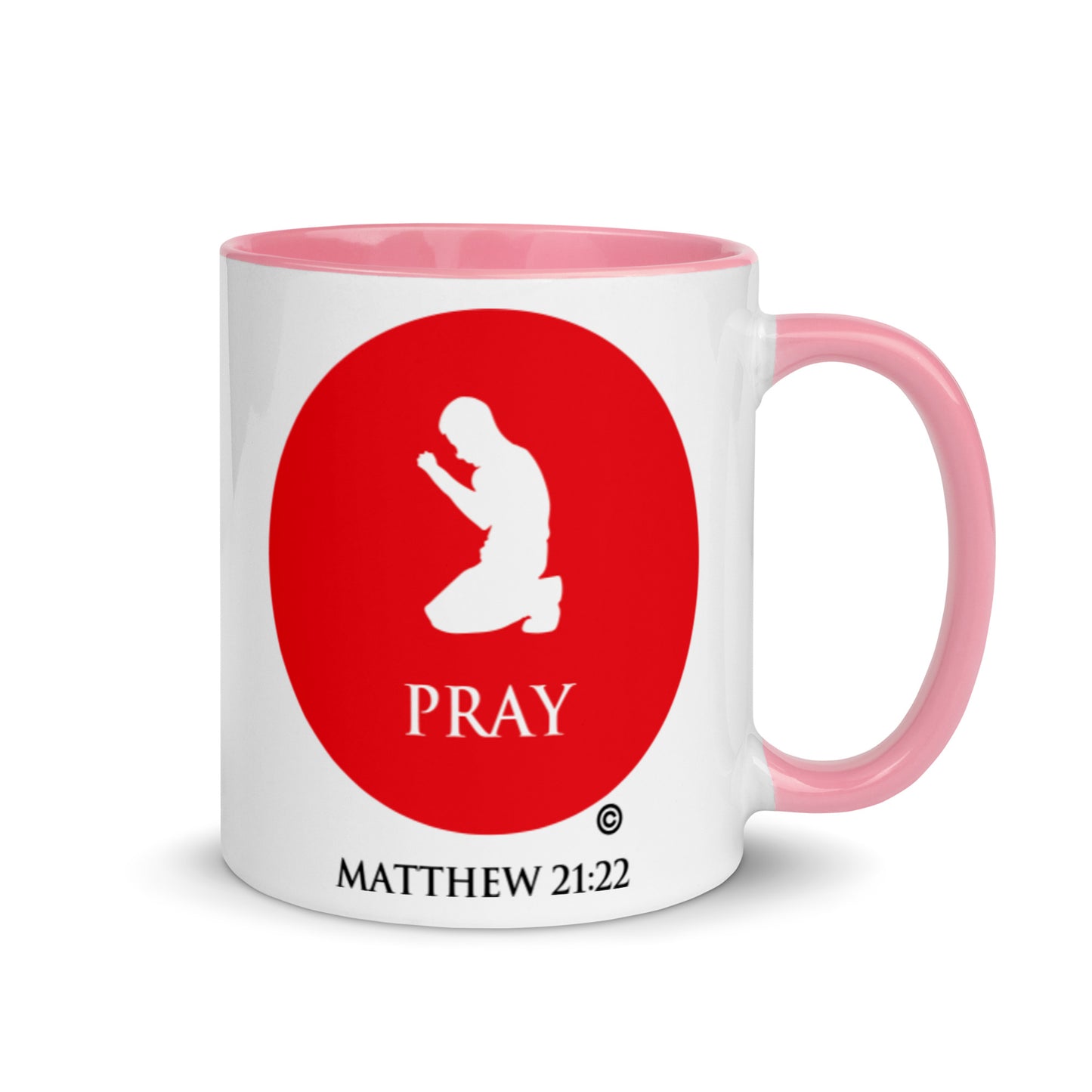 Pray Mug with Color Inside