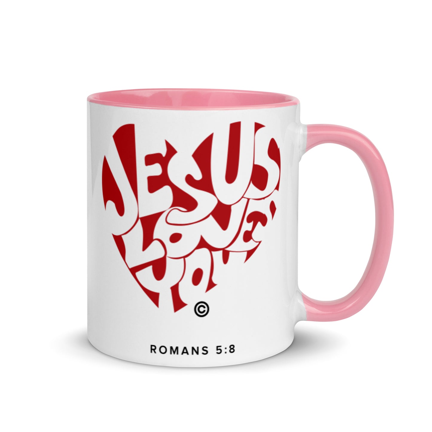 Jesus Loves You Mug with Color Inside