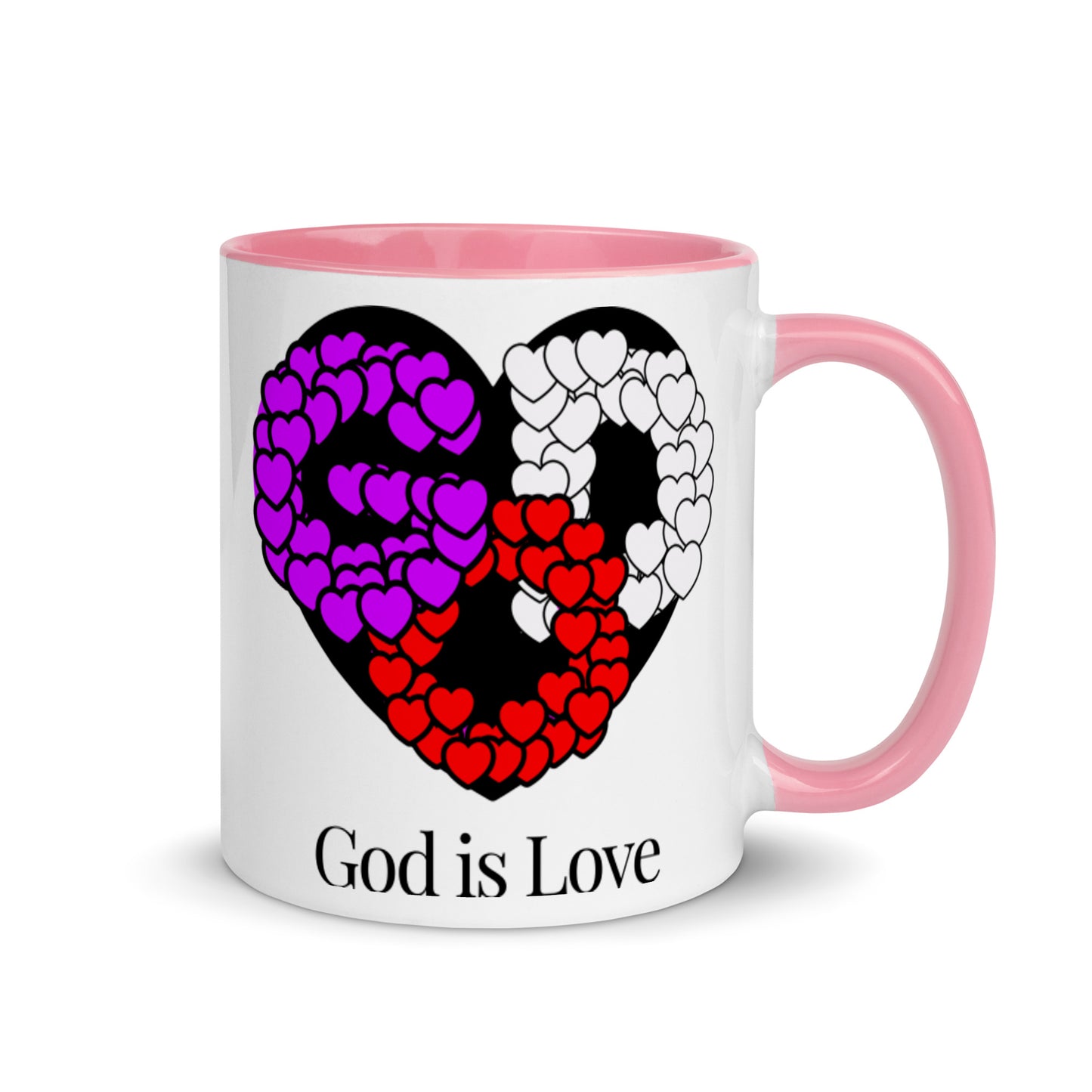 God is Love Mug with Color Inside